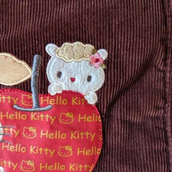 hello kitty 2007 curduroy tote purse / bag - Picture 3 of 8